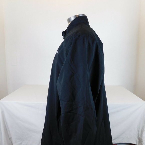 Cutter Buck Mens Blk XXL Long Sleeve WeatherTec Summit Golf Half Zip Jacket USNR - Picture 3 of 12